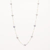 Freshwater Pearl with sterling silver chain necklace CS0005