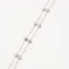 Freshwater Pearl with sterling silver chain necklace CS0005