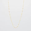 Freshwater Pearl with sterling silver chain necklace CS0008