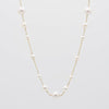 Freshwater Pearl with sterling silver chain necklace CS0008