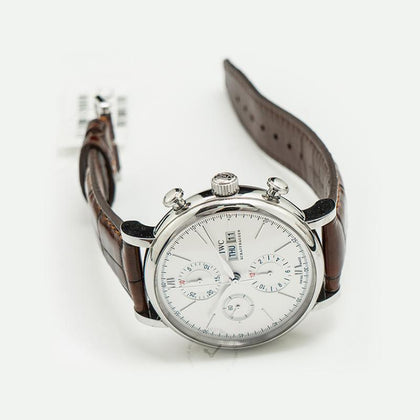 IWC Portofino Chronograph Edition 150 Years Automatic Silver Dial Men's Watch