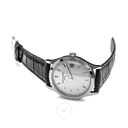 Patek Philippe Calatrava White Dial 18K White Gold Men's Watch