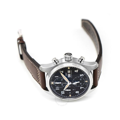 IWC Pilot's Watch Chronograph Spitfire Automatic Black Dial Men's Watch