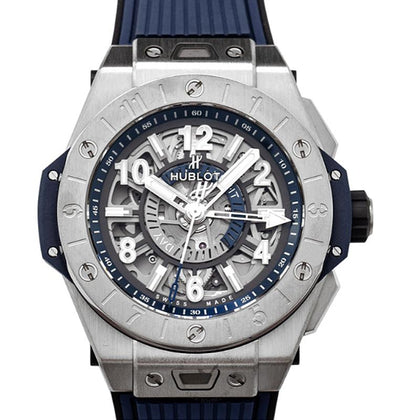 Hublot Big Bang Unico GMT Titanium Automatic Blue Dial Men's Watch
