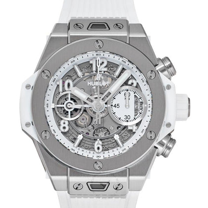 Hublot Big Bang Unico Titanium White 42mm Automatic White Dial Men's Watch