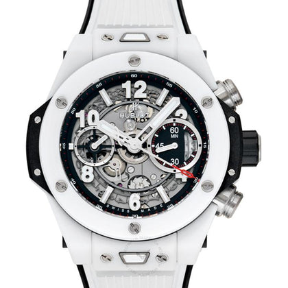 Hublot Big Bang Unico White Ceramic 42mm Automatic Black Dial Men's Watch