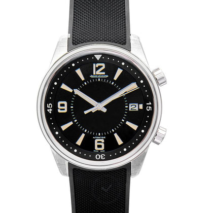 Jaeger LeCoultre Polaris Date Automatic Black Dial Men's Watch