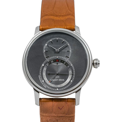 Jaquet Droz Grande Seconde Quantieme Automatic Brown Dial Men's Watch