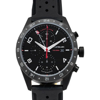Montblanc TimeWalker Chronograph UTC Automatic Black Dial Men's Watch