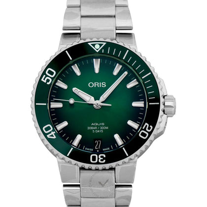 Oris Aquis Automatic Green Dial Stainless Steel Men's Watch