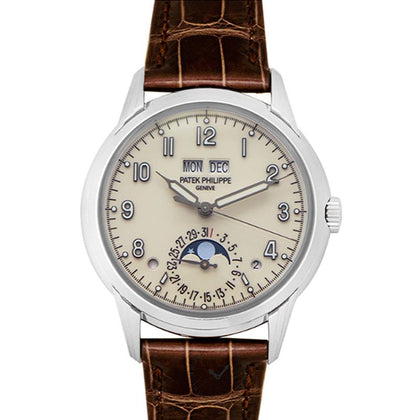 Patek Philippe Grand Complications Cream Dial Men's Calendar Watch