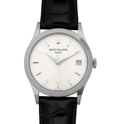 Patek Philippe Calatrava White Dial 18K White Gold Men's Watch