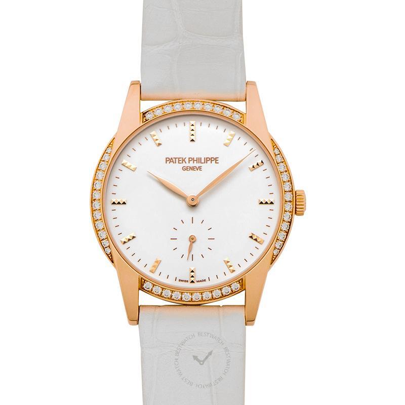 Patek Philippe Calatrava White Dial Ladies Watch