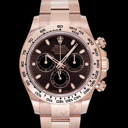 Cosmograph Daytona Automatic Brown Dial 18 ct Everose Gold Men's Watch