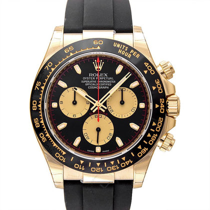 Cosmograph Daytona 18ct Yellow Gold Automatic Black Dial Men's Watch