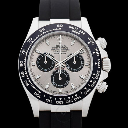 Oyster Perpetual Cosmograph Daytona 18K White Gold Chronograph Men's Watch