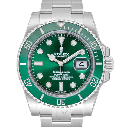 Rolex Submariner Steel Automatic Green Dial Men's Watch
