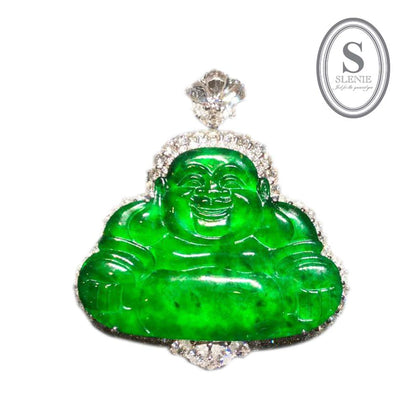 Slenie JADE & DIAMOND PENDANT GD1006816