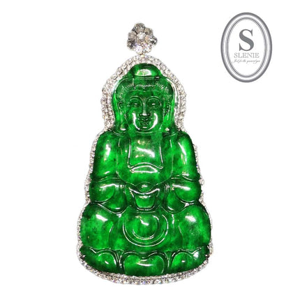 Slenie JADE & DIAMOND PENDANT GD1006822