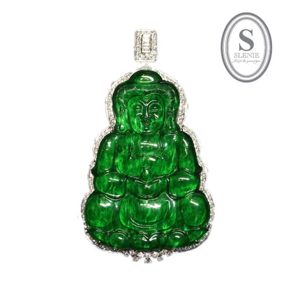 Slenie JADE & DIAMOND PENDANT GD1006823