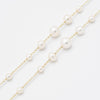 Freshwater Pearl with sterling silver chain necklace CS0008