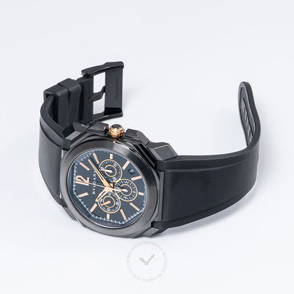 Bvlgari Octo Chronograph Automatic Black Dial Men's Watch