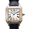 Cartier Santos Dumont Manual-winding Silver Dial Rose Gold Men's Watch