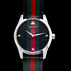 Gucci G-Timeless Quartz Black Dial Leather Men's Watch