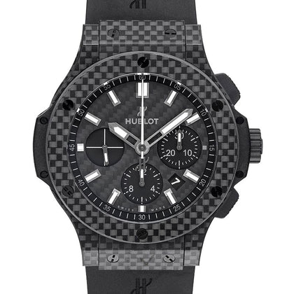 Big Bang Automatic Black Dial Carbon Fiber Men's Watch