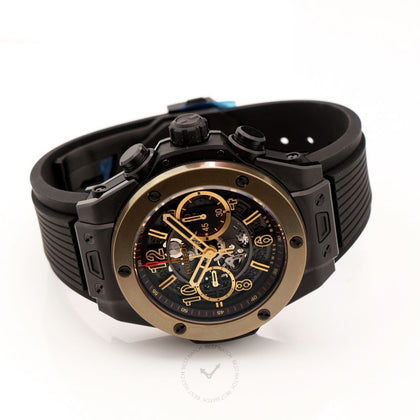 Big Bang Unico Magic Gold Automatic Skeleton Dial Black Ceramic Men's Watch