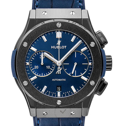 Classic Fusion Ceramic Blue Chronograph Automatic Blue Dial Men's Watch