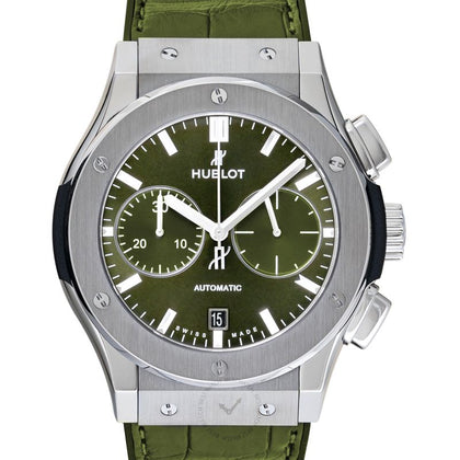 Classic Fusion Chronograph Titanium Green Automatic Green Dial Men's Watch