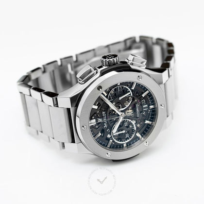 Classic Fusion Aerofusion Titanium Bracelet Automatic Skeleton Dial Men's Watch