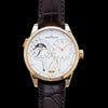 Jaeger LeCoultre Duometre Quantieme Lunaire Manual-winding Silver Dial Rose Gold Men's Watch