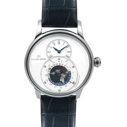 Jaquet Droz Grande Seconde Dual Time 43mm Mens Watch