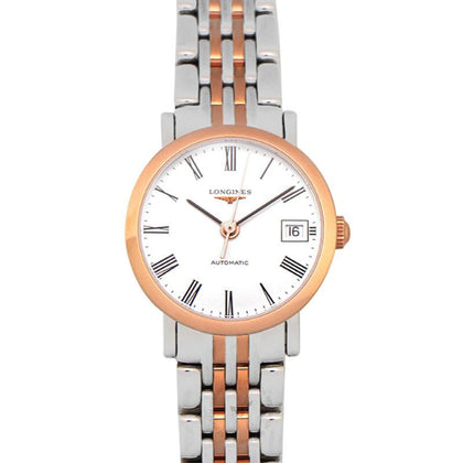 Longines Elegant White Dial Automatic Ladies Watch 25.50 mm