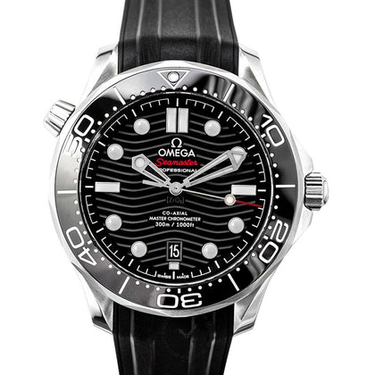 Omega  Seamaster Diver 300 M Co-Axial Master Chronometer 42 mm Automatic Black Dial Stainless Steel Men's Watch