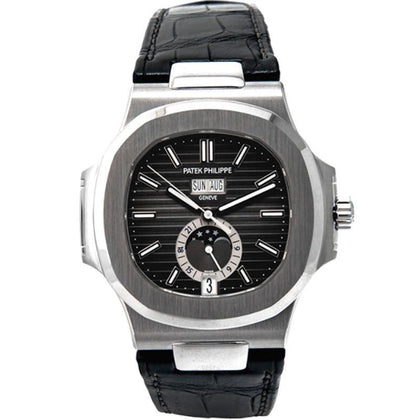 Patek Philippe Nautilus Black Dial Men's Watch