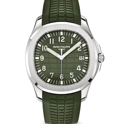 Patek Philippe Aquanaut Automatic Green Dial Men's Watch