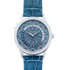 Patek Philippe Complications World Time Automatic Diamond Blue Dial Ladies Watch