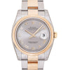 Datejust Rhodium Dial Steel and 18K Yellow Gold Automatic Men's Watch