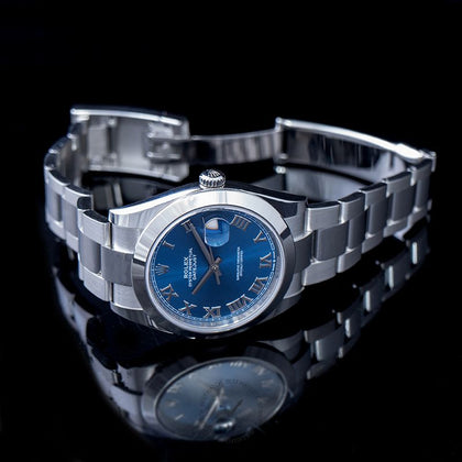 Datejust 41 Steel Automatic Blue Dial Men's Watch