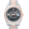 Datejust Grey Roman Steel and Gold Everose Oyster 41MM