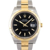 Datejust 41 Rolesor Yellow Fluted / Oyster / Black
