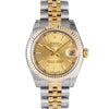 Datejust Lady 31 18K Yellow Gold Automatic Champagne Dial Jubilee Bracelet Ladies Watch