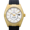 Sky-Dweller Automatic Chronometer White Dial 18 kt Yellow Gold Men's Watch