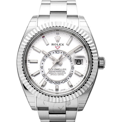 Sky-Dweller White 18k White Gold 42mm