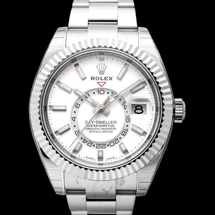 Sky-Dweller White 18k White Gold 42mm