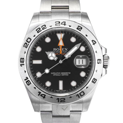 Rolex Explorer II Black Dial Stainless Steel Oyster Bracelet Automatic Men's Watch 216570BKSO